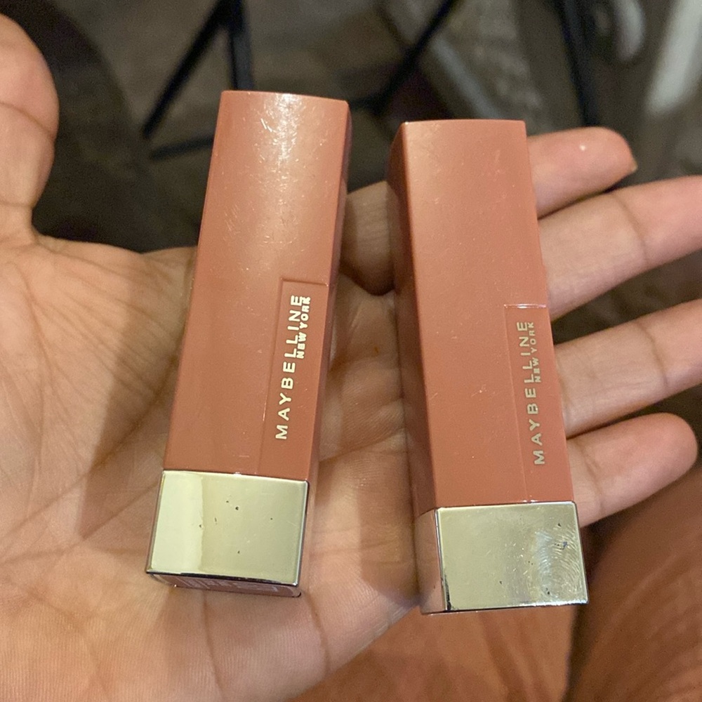Lot of 2 Maybelline Mauve For Me 373 Cream Lipsticks